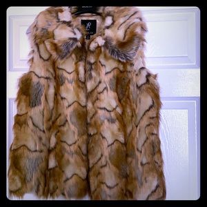 Rachel Zoe Faux Fox Fur Vest